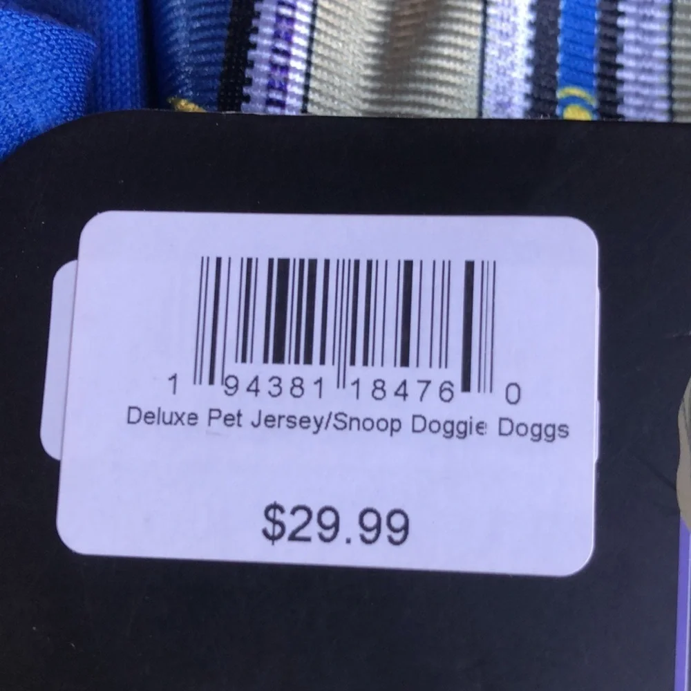 NWT Snoop doggie dog jersey bling M